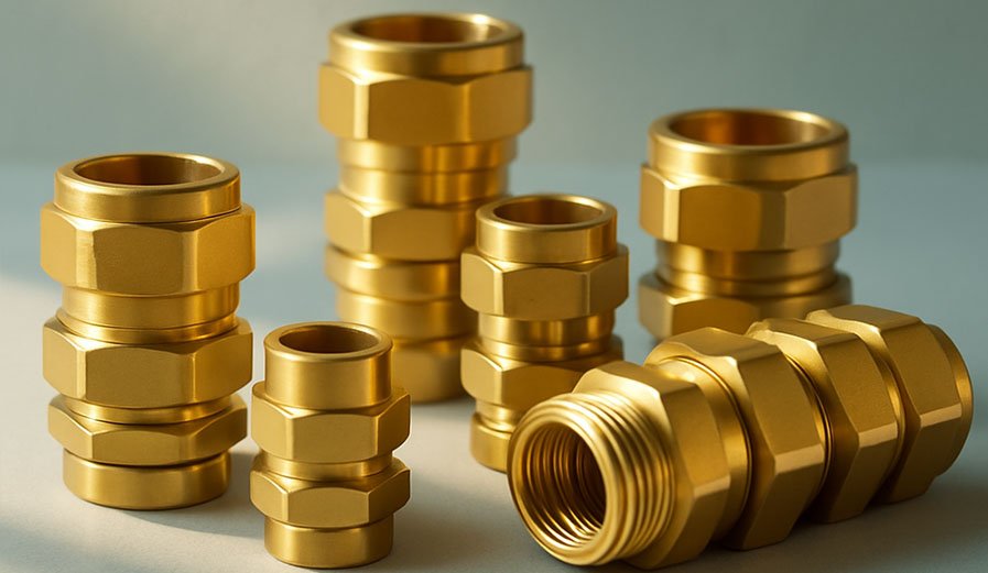 Brass CW Cable Glands 3 Parts